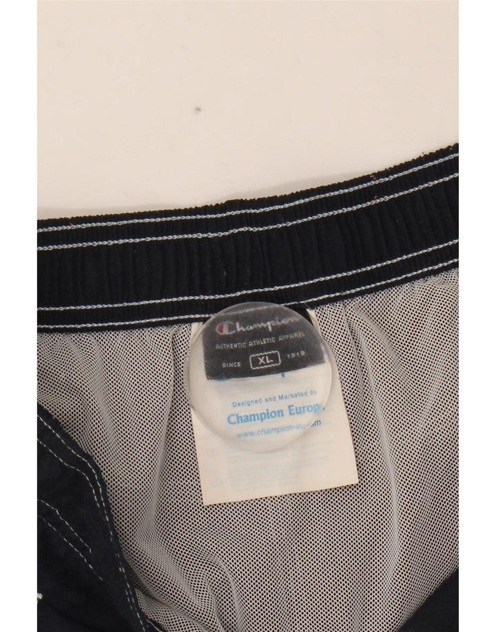 Pantaloncini da bagno da uomo CHAMPION XL blu navy in poliestere