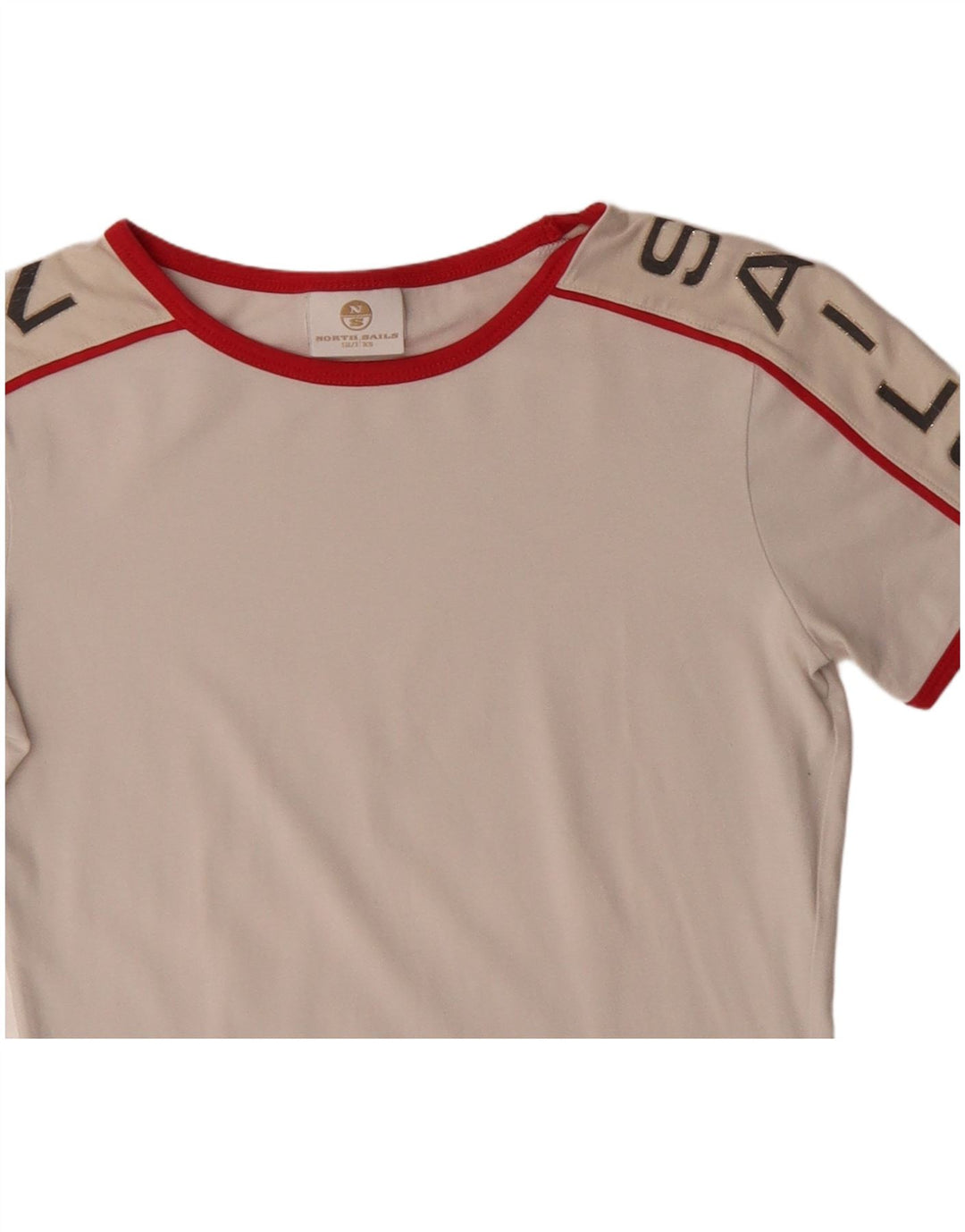 T-shirt grafica da donna North Sails Top UK 6 XS Bianca