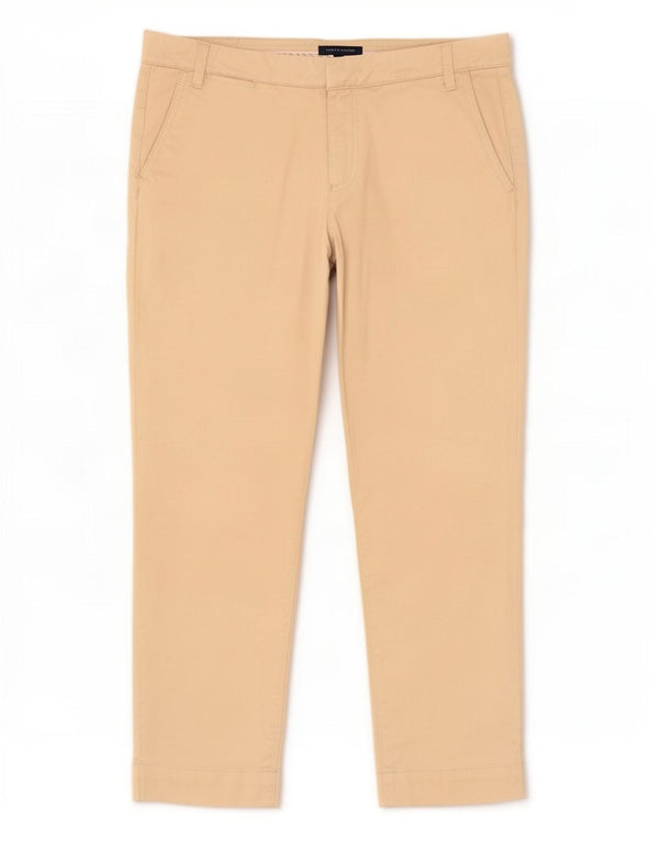 Pantaloni chino corti da donna Tommy Hilfiger US 10 Large W32 L25 Beige