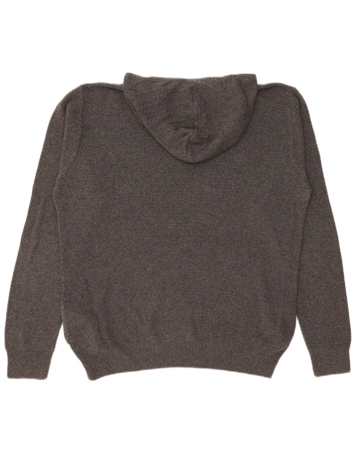 Maglione con cappuccio Zara da uomo XL grigio