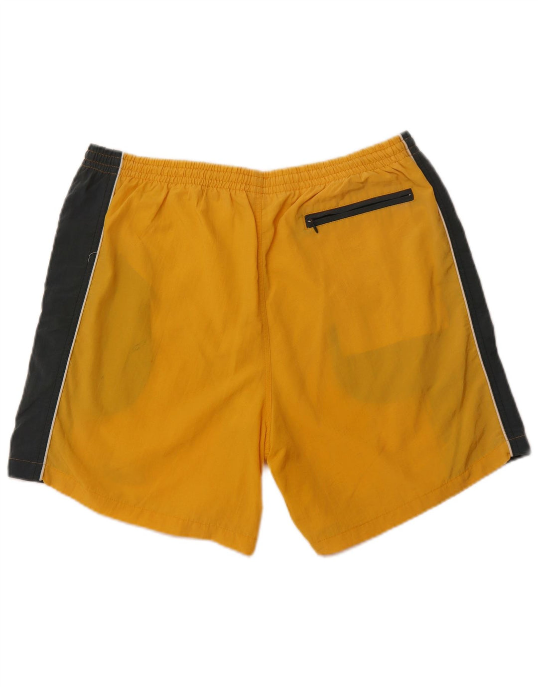 Pantaloncini da bagno da uomo RUSSELL ATHLETIC XL in nylon color block giallo