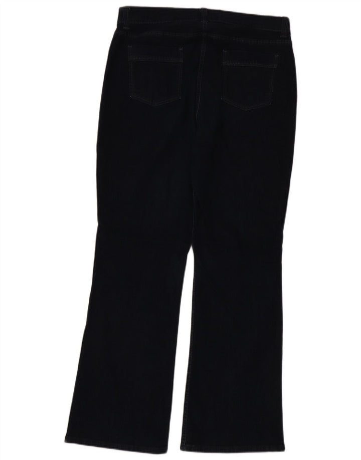 Jeans Bootcut da donna Marks & Spencer UK 16 Large W32 L30 Cotone blu navy
