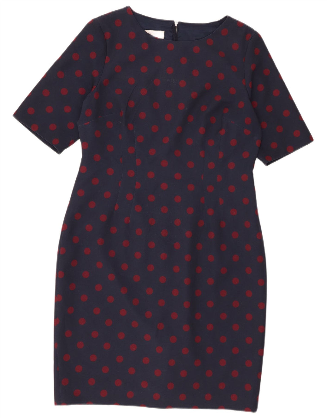 Abito tubino da donna Hobbs UK 14 poliestere maculato medio blu navy