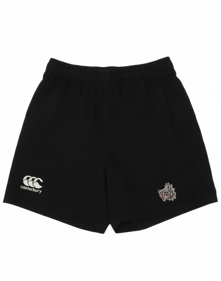 CANTERBURY Womens Sport Shorts UK 4 XS  Black Polyester