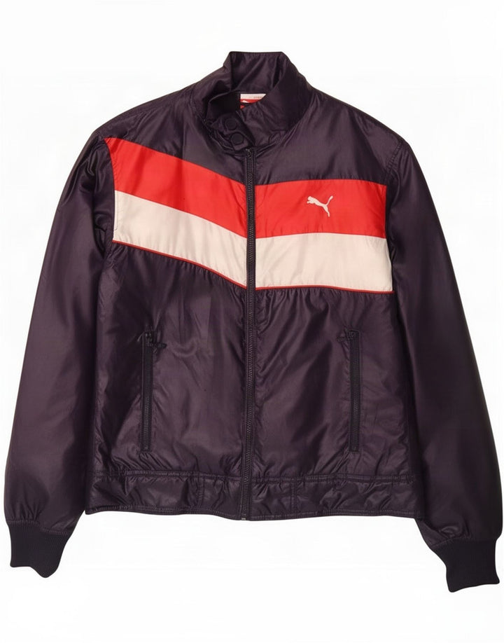 Giacca imbottita da uomo Puma UK 38 Poliestere color block viola medio