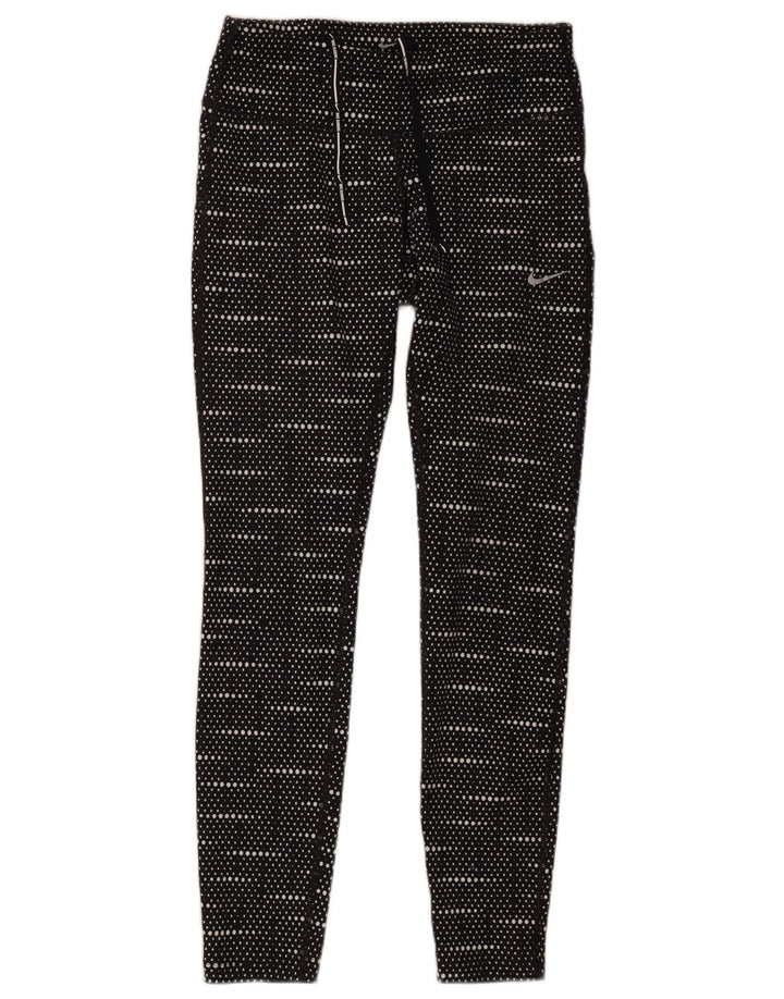 Leggings Nike Dri Fit da donna UK 10 piccoli neri maculati