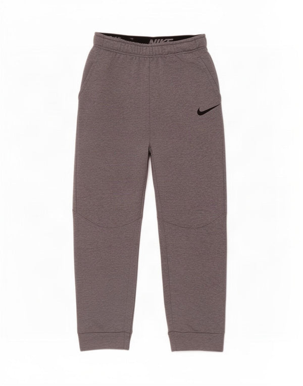 Pantaloni da tuta Nike da ragazzo Dri Fit Joggers 13-14 anni XL Poliestere grigio