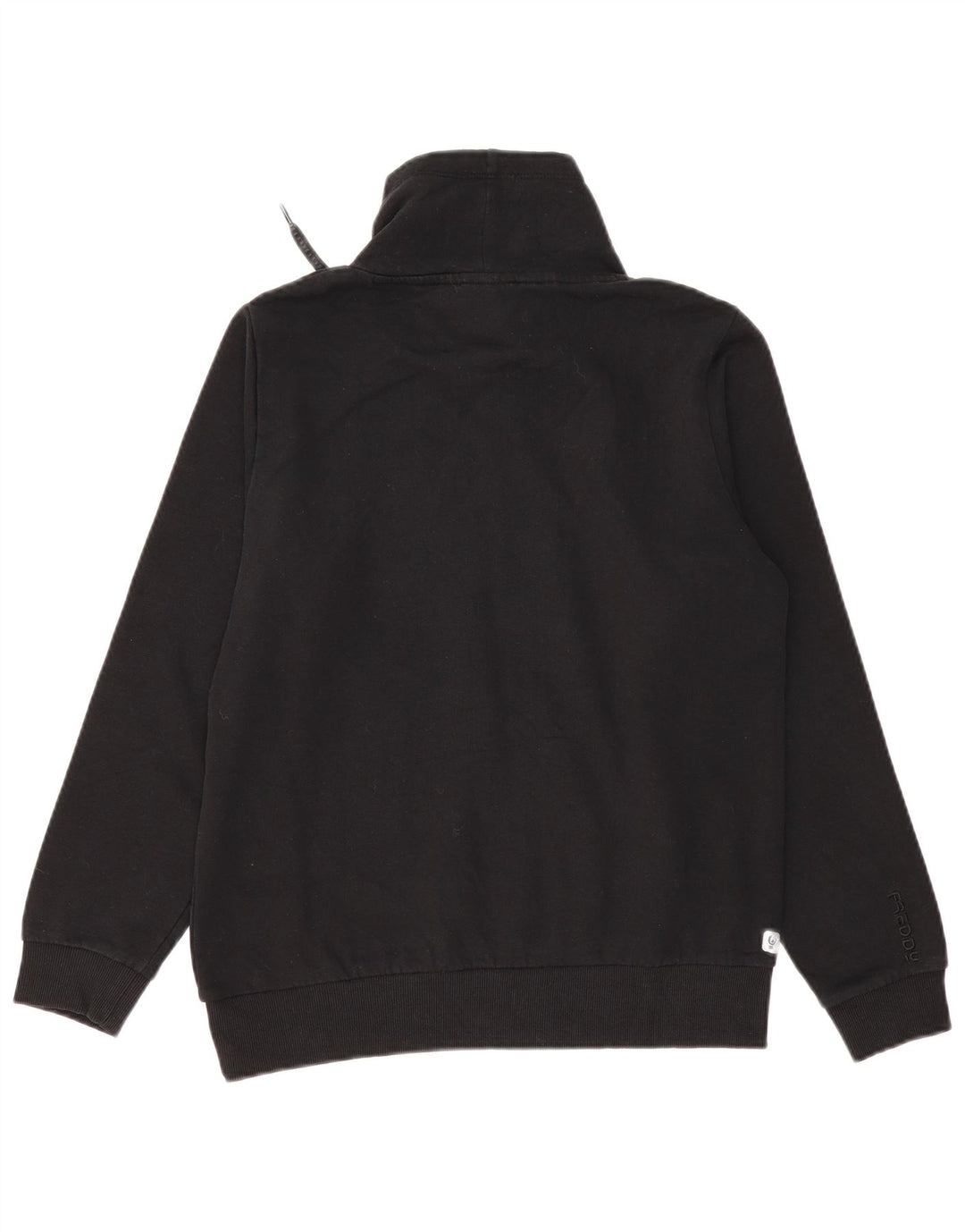 Felpa grafica da donna Freddy Jumper UK 14 cotone nero medio