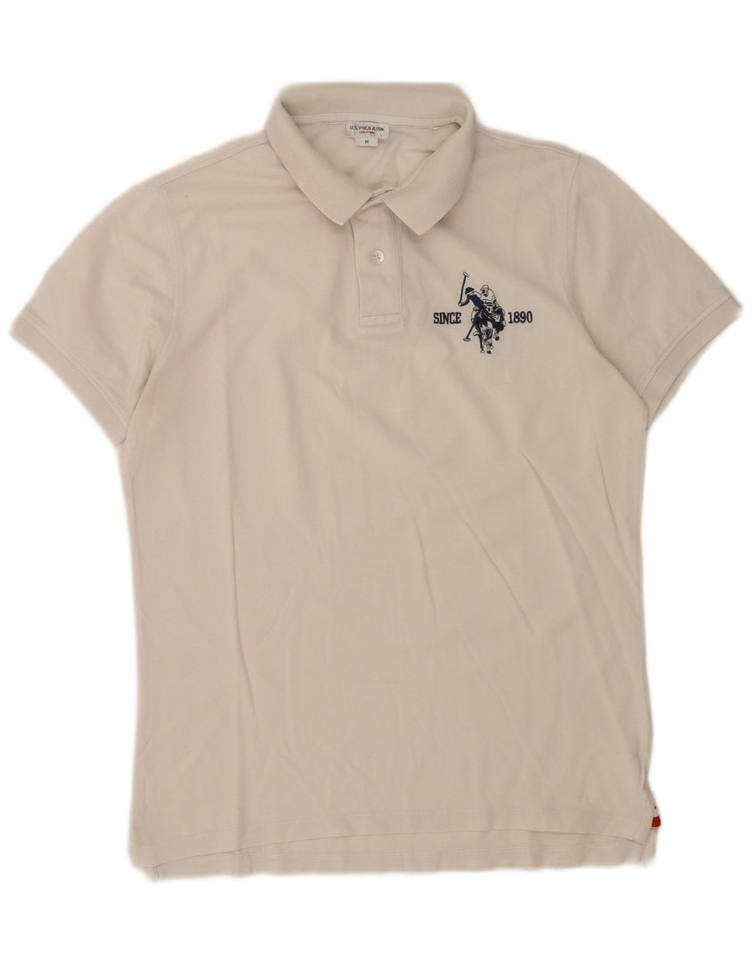 Polo Assn. degli Stati Uniti Camicia grafica da uomo di colore bianco medio