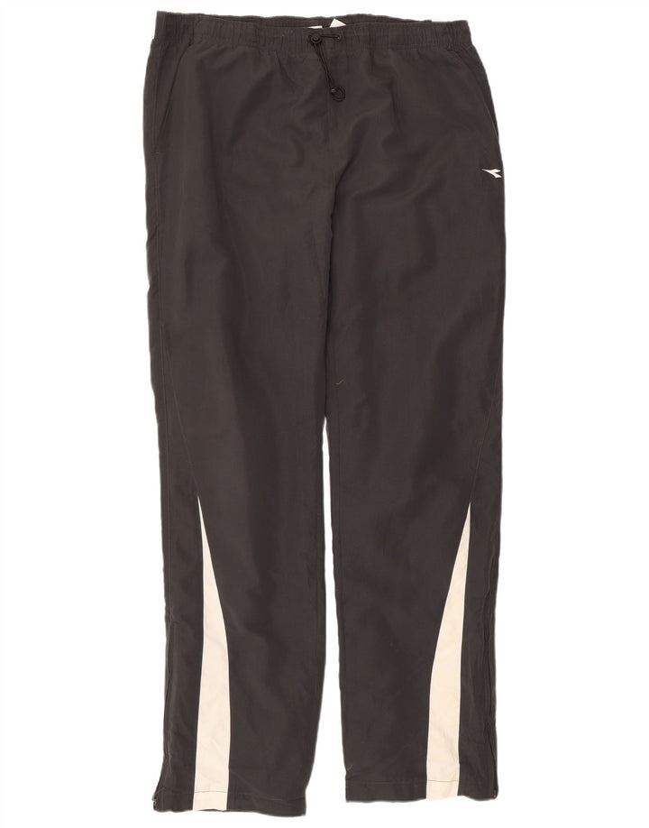 Pantaloni da tuta Diadora Uomo XL Poliestere Colourblock Nero