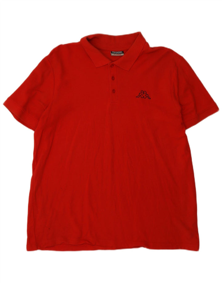 Polo KAPPA da uomo XL rossa