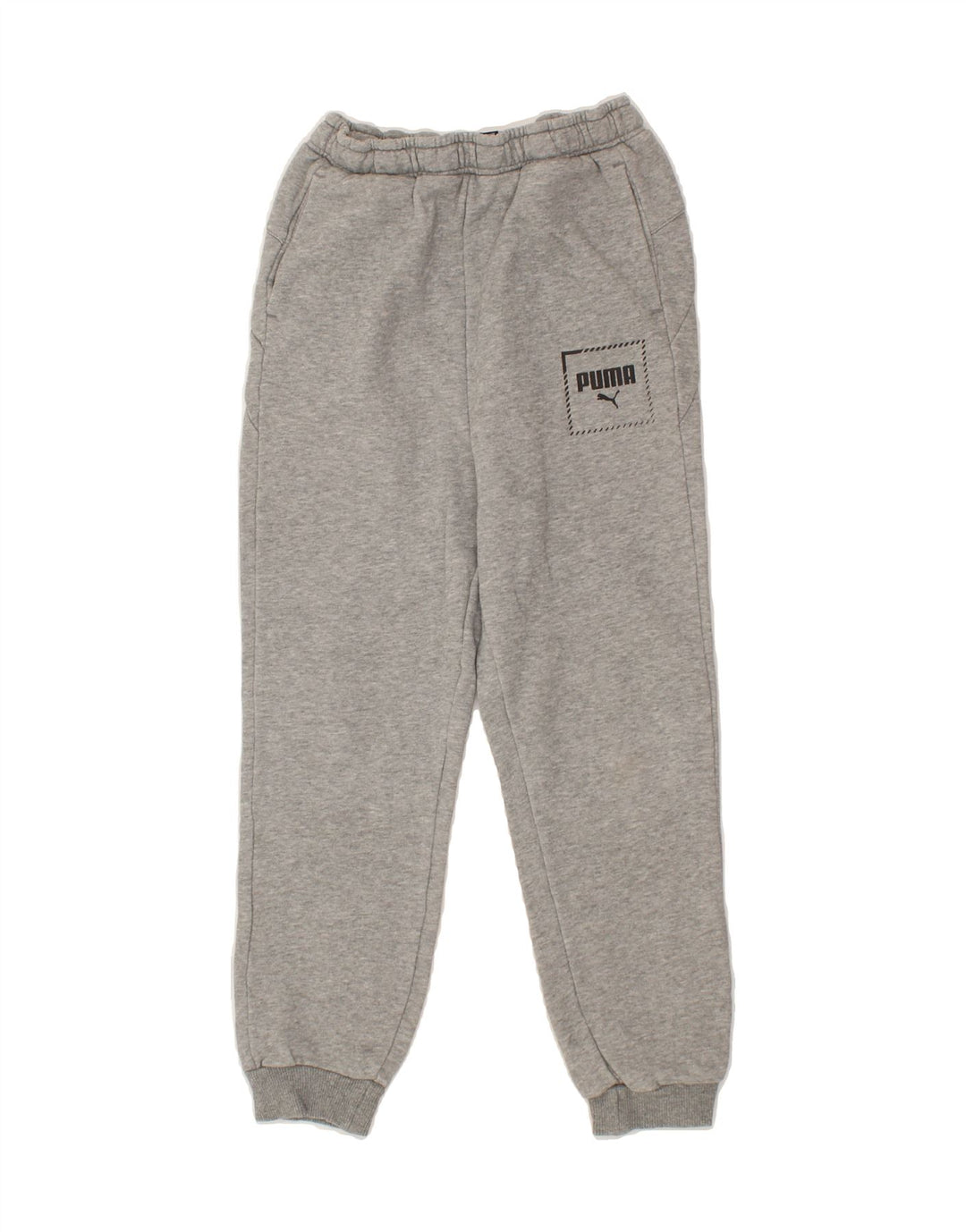 PUMA Boys Tracksuit Trousers Joggers 11-12 Years Grey Vintage Puma and Second-Hand Puma from Messina Hembry 