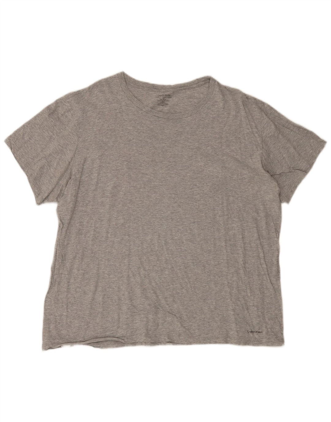 T-shirt Calvin Klein da uomo dalla vestibilità classica, grande, grigia screziata