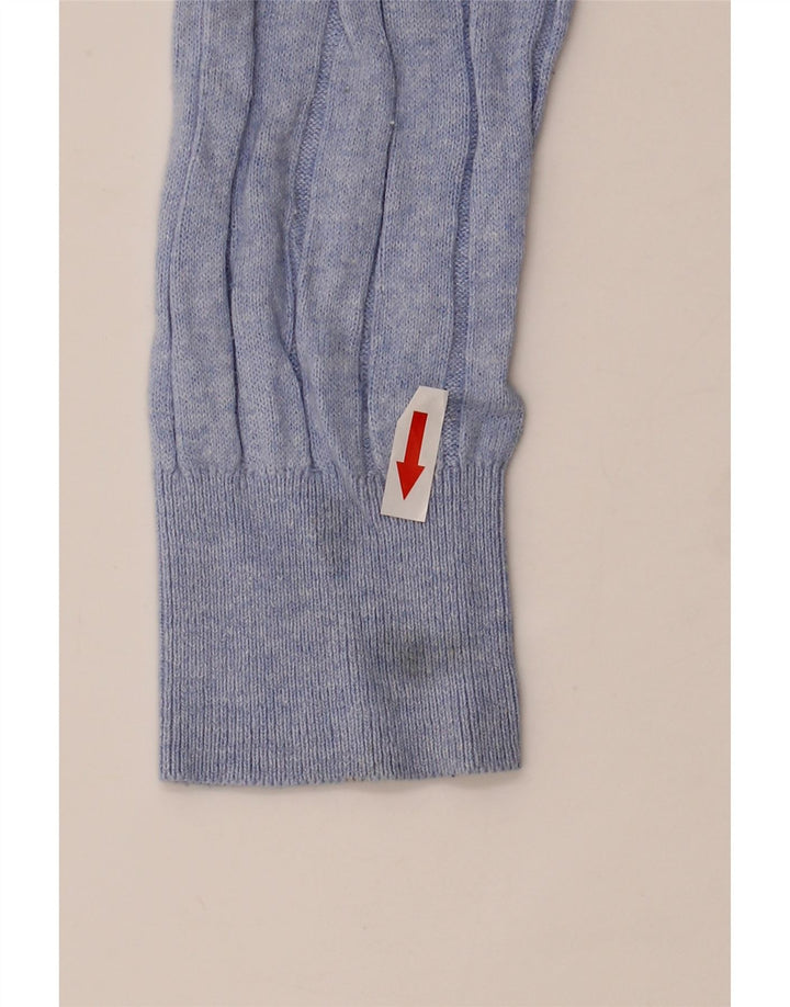 Maglione maglione con scollo a V da donna Marks & Spencer UK 10 piccolo blu