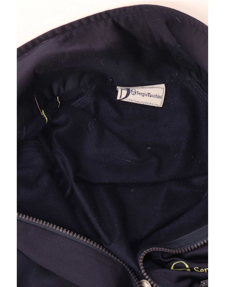 Giacca da uomo Sergio Tacchini Top Jacket Large Blu Navy Colourblock