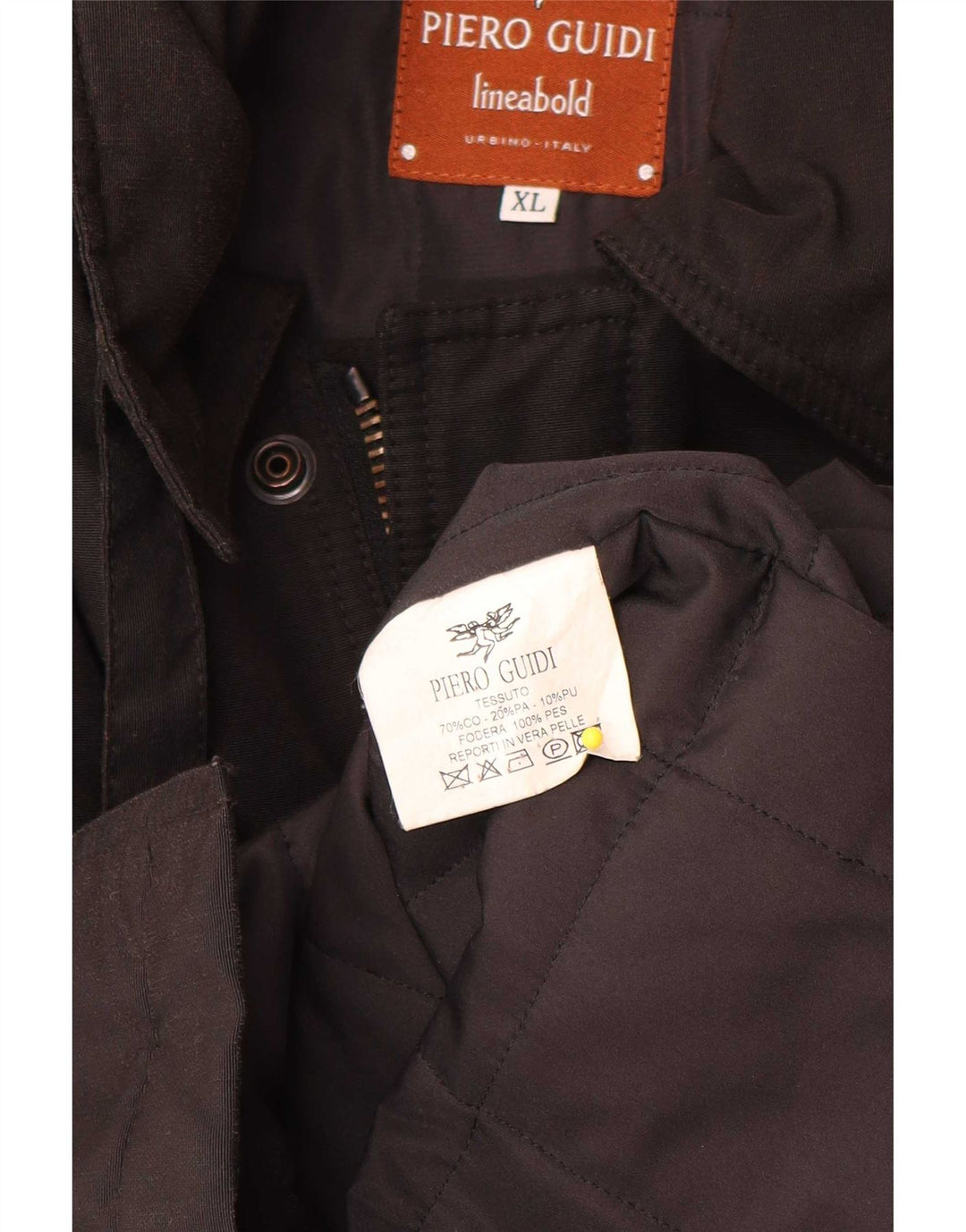 Giacca utility da uomo Piero Guidi UK 42 XL Cotone nero