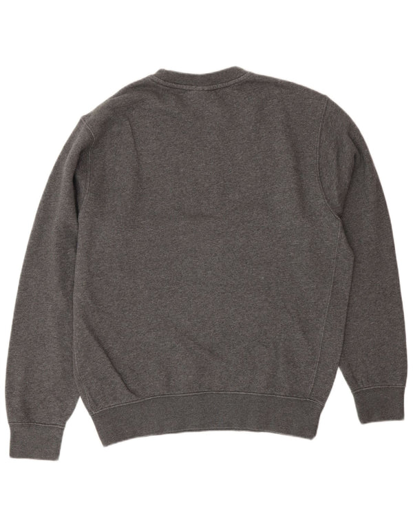 Felpa con grafica Nike da uomo, piccola, in cotone grigio