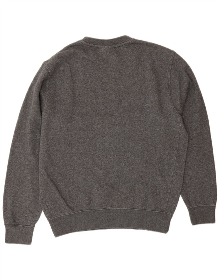 Felpa con grafica Nike da uomo, piccola, in cotone grigio