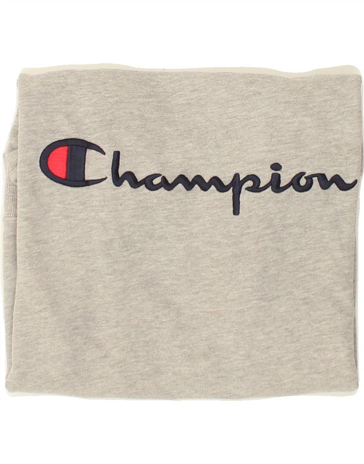 CHAMPION Mens Graphic Sweatshirt Jumper XL Grey Cotton Vintage Champion and Second-Hand Champion from Messina Hembry 