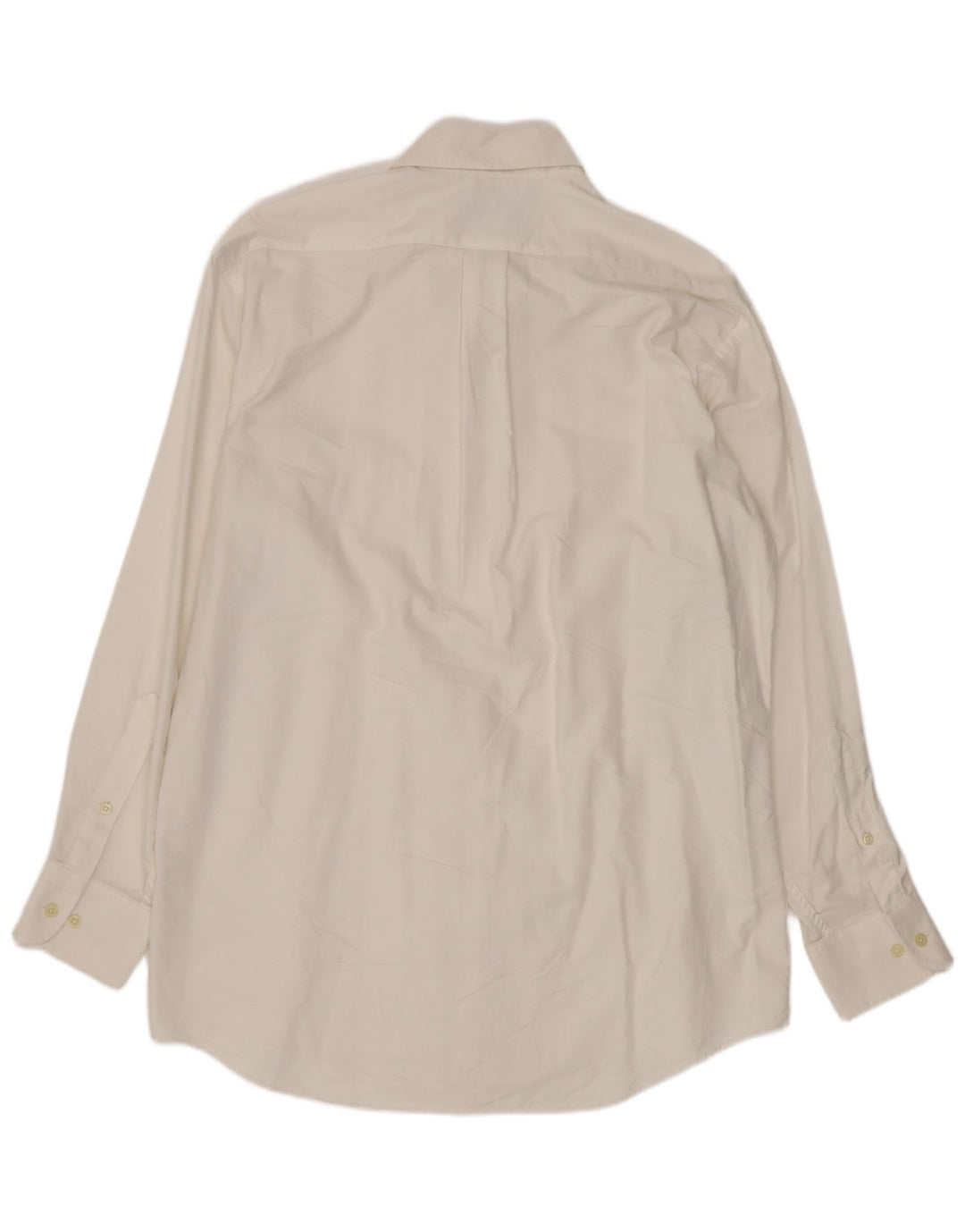 Camicia da uomo Chaps taglia 15 1/2 cotone bianco medio