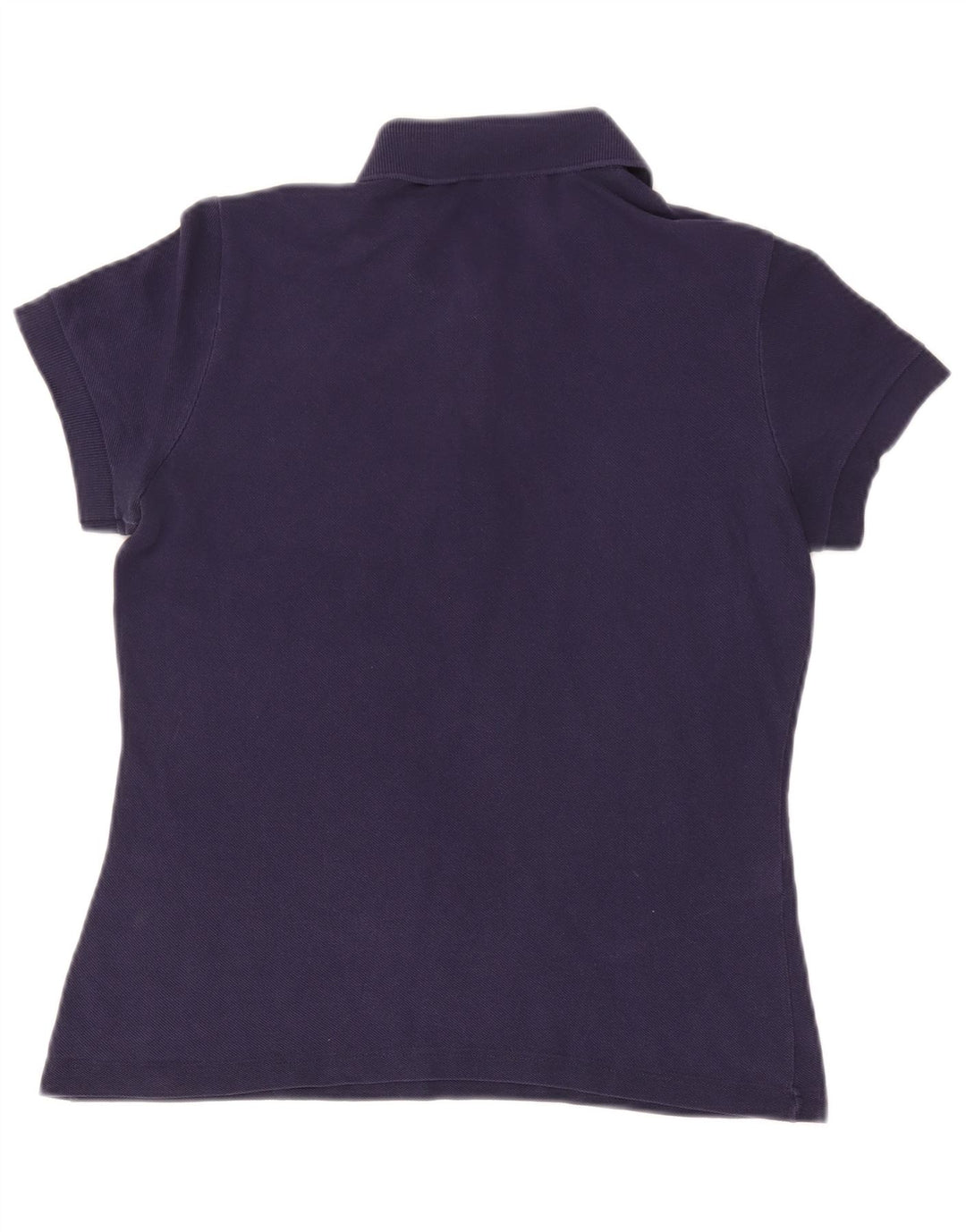 Polo da donna Lacoste taglia 42 grande in cotone blu navy