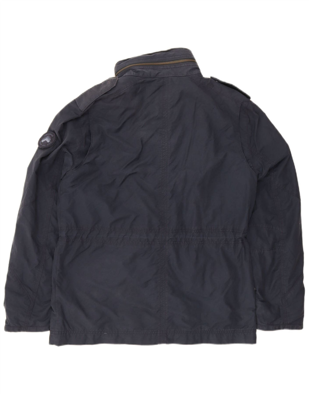 Giacca utility con cappuccio da uomo Timberland UK 38 cotone medio blu navy