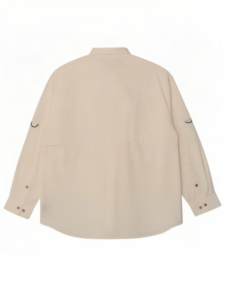 Camicia da uomo Columbia XL White Tactel