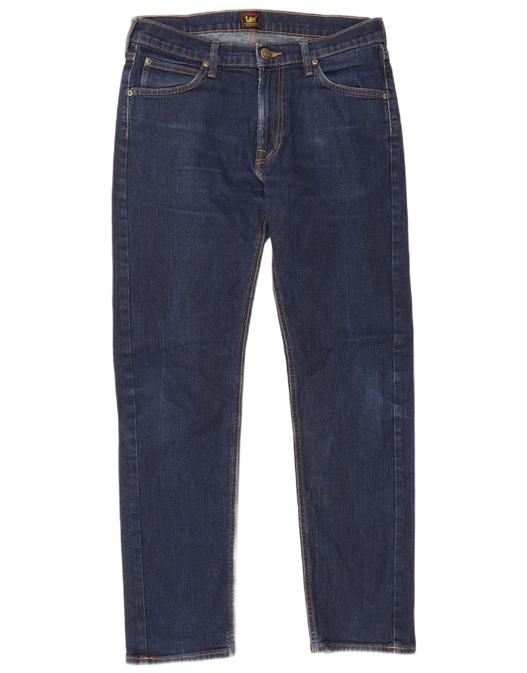 Jeans dritti da uomo LEE Daren Zip Fly W32 L32 cotone blu navy