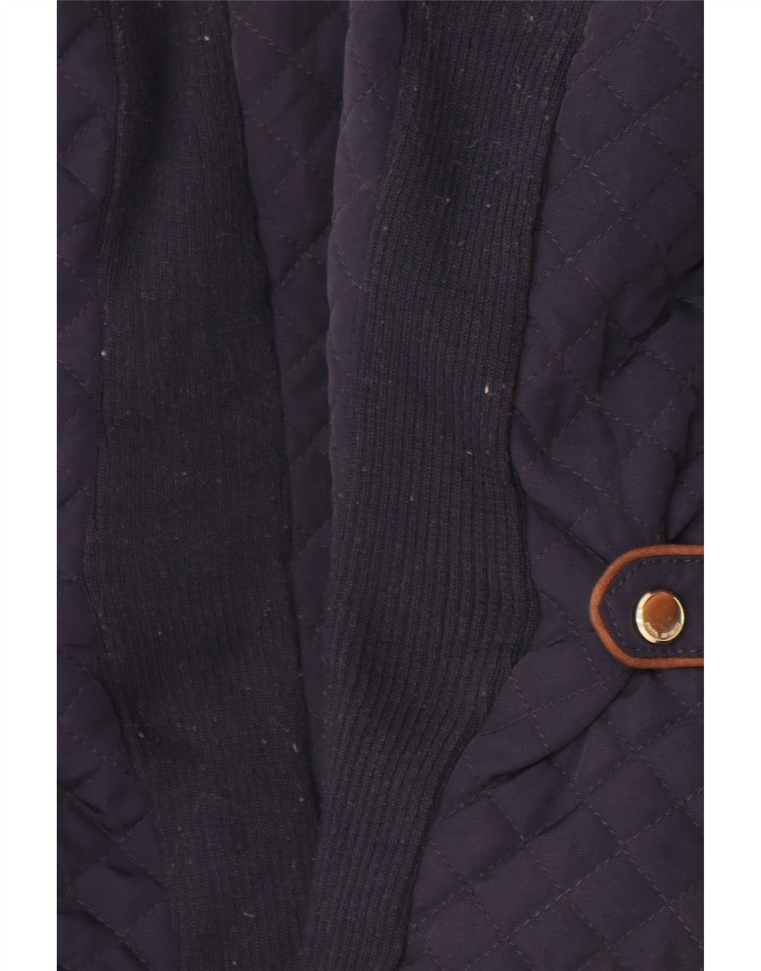 Gilet trapuntato da donna Zara UK 16 grande blu navy