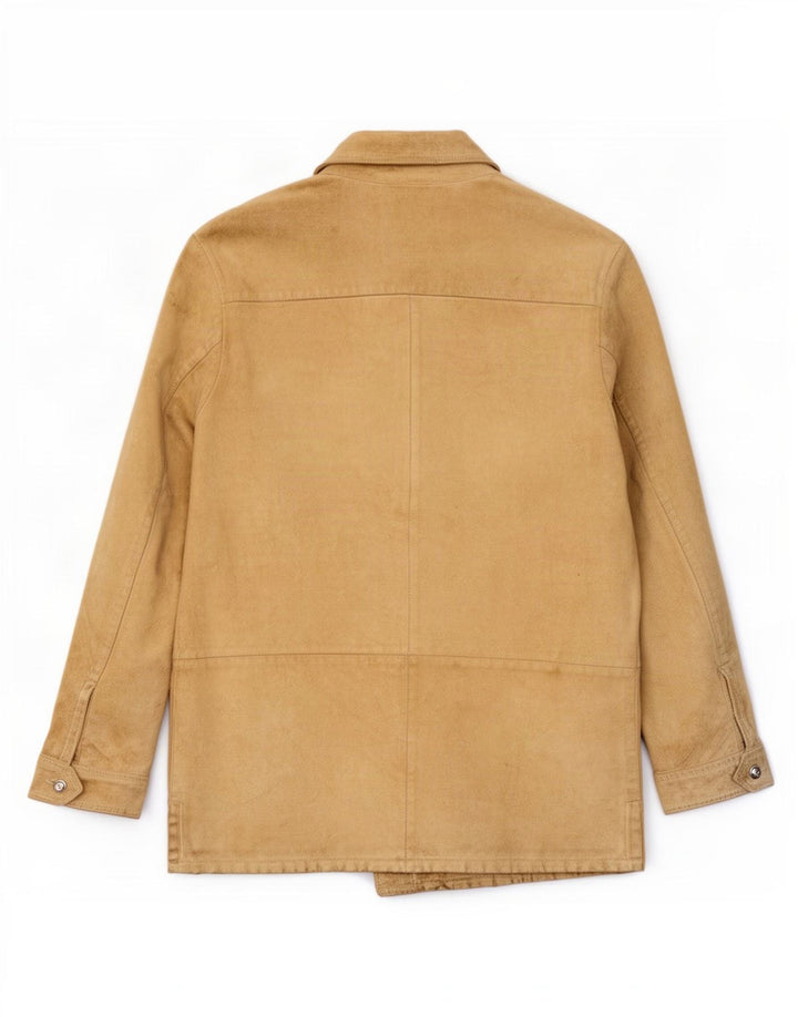 Giacca in pelle scamosciata da donna Martin Eden IT 42 Pelle beige medio