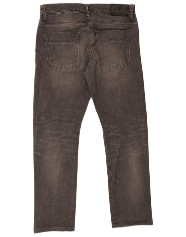 Jeans affusolati regolari da uomo Marlboro Classics W34 L30 Grigi