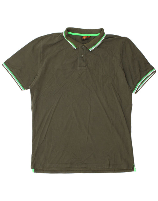 Polo da uomo Sundek 2XL in cotone verde