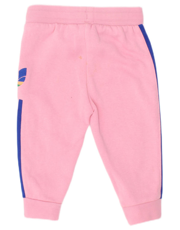 Pantaloni da tuta Adidas da bambina con grafica Joggers 9-12 mesi Rosa