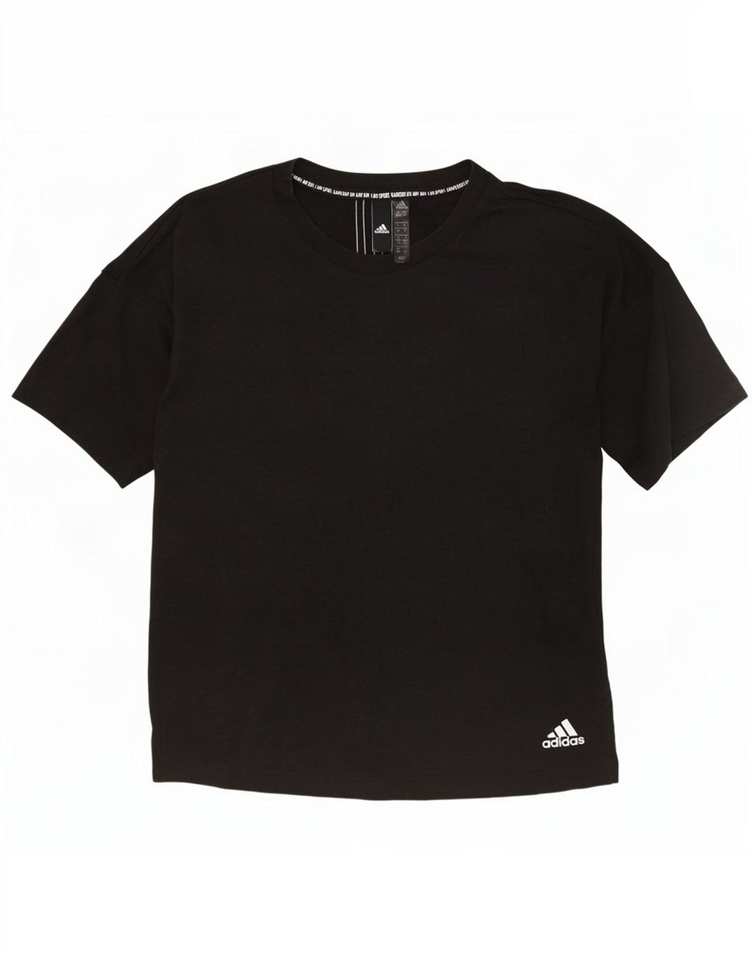 T-shirt oversize da donna Adidas UK 4/6 XS poliestere grigio