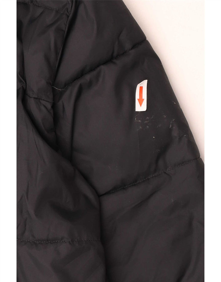Giacca anorak imbottita con cappuccio da uomo Champion UK 40 Large nera in poliammide