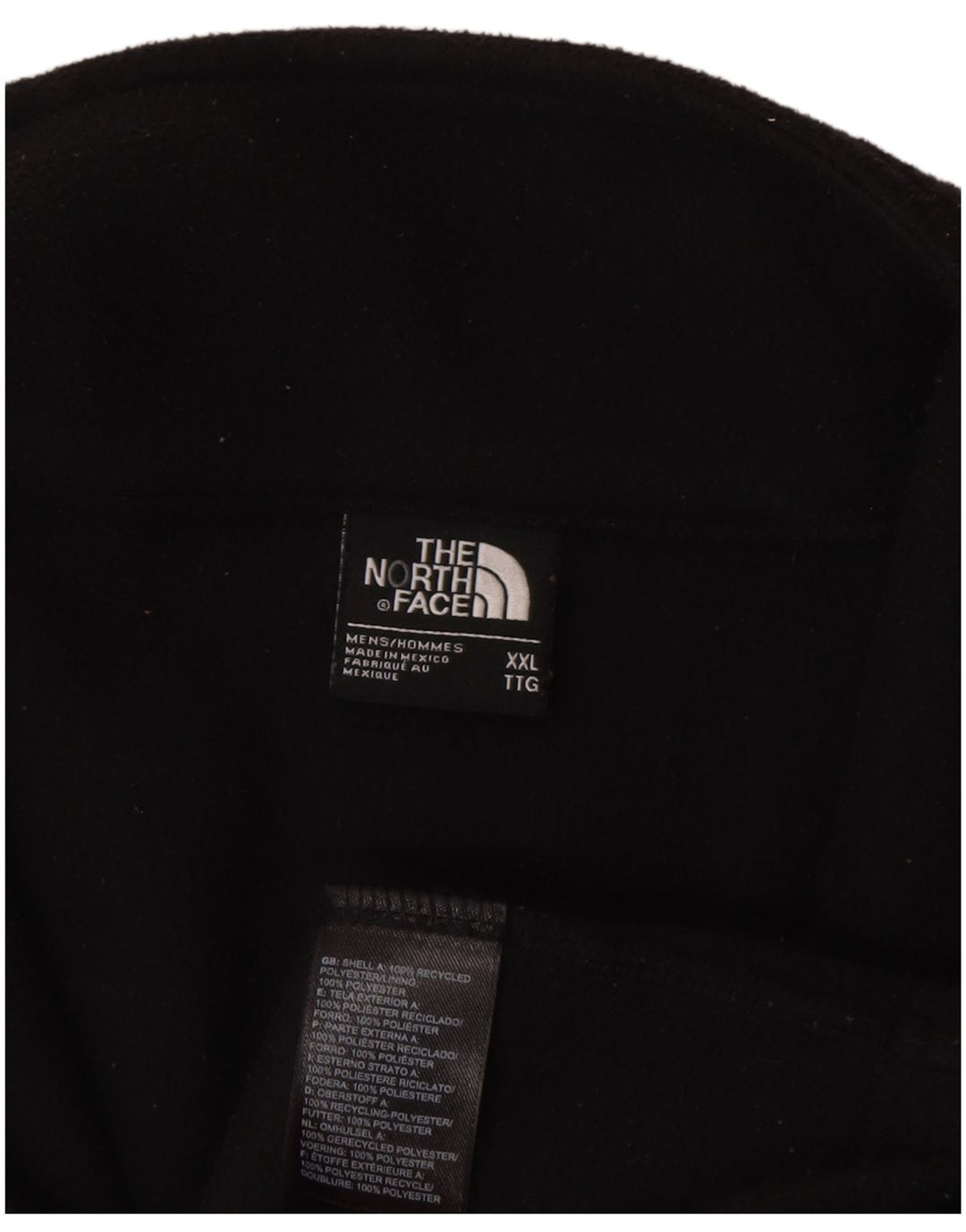 Giacca in pile da uomo The North Face UK 44 2XL Poliestere nero