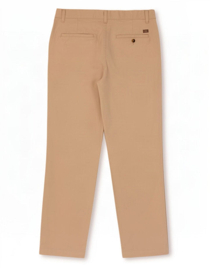 Pantaloni chino regolari da uomo Marks & Spencer W34 L31 cotone beige