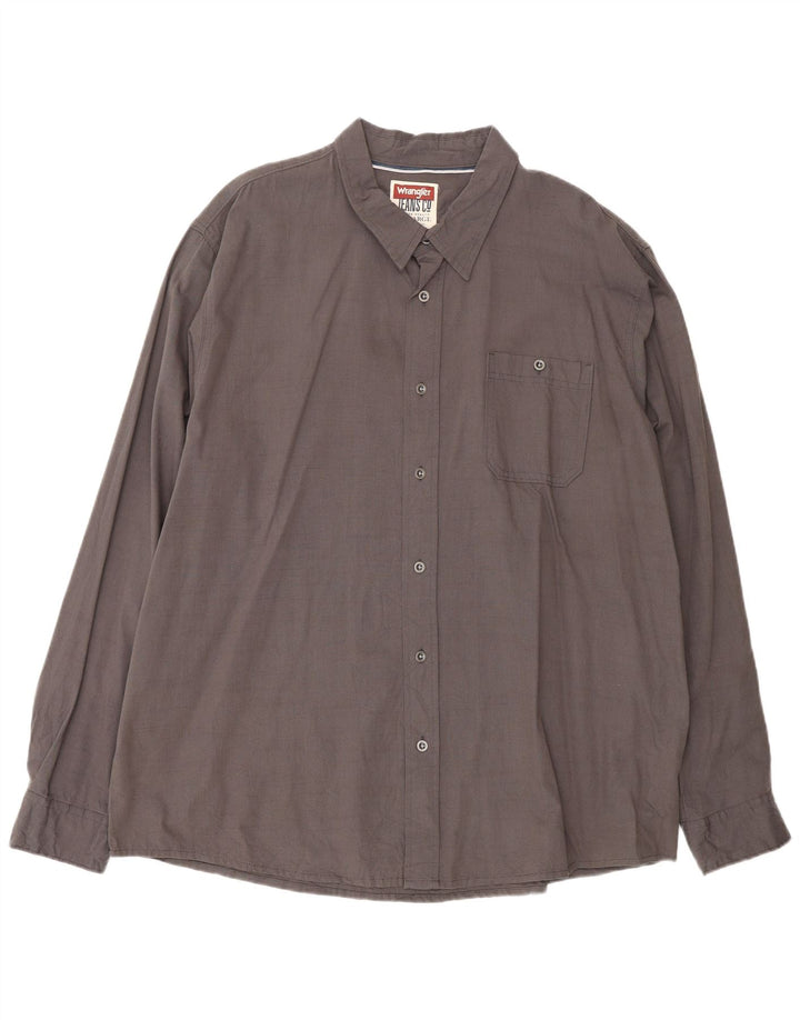 Camicia da uomo WRANGLER 2XL Cotone grigio