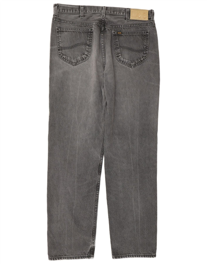 Jeans dritti Chicago da uomo Lee W38 L34 cotone grigio