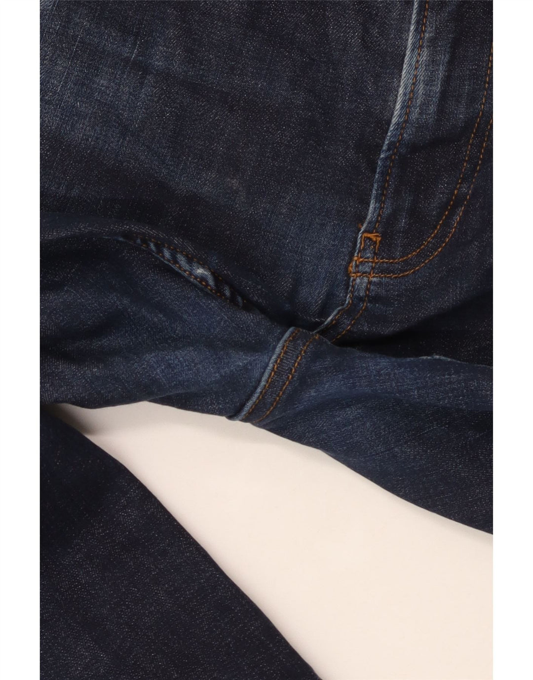 TOMMY HILFIGER Jeans dritti da donna W36 L32 cotone blu navy