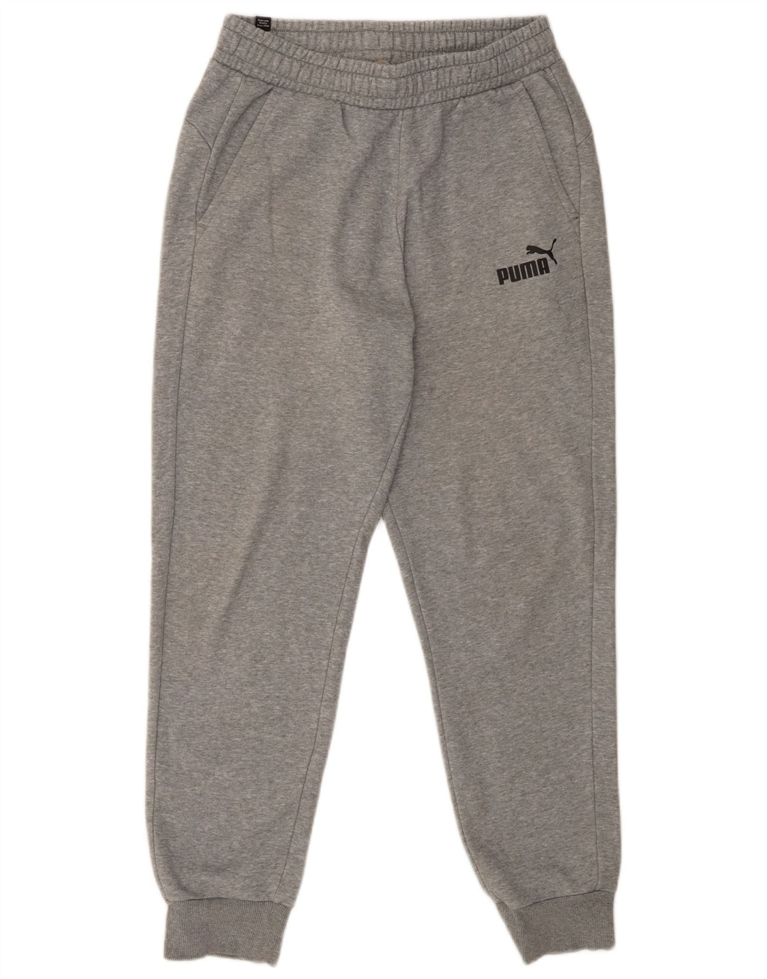 Pantaloni da tuta da uomo Puma Joggers in cotone chiazzato grigio medio