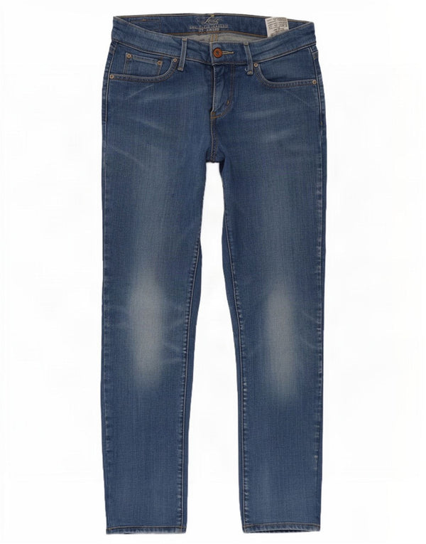 Levi's Womens Demi Curve Slim Jeans W27 L28 Blue Cotton