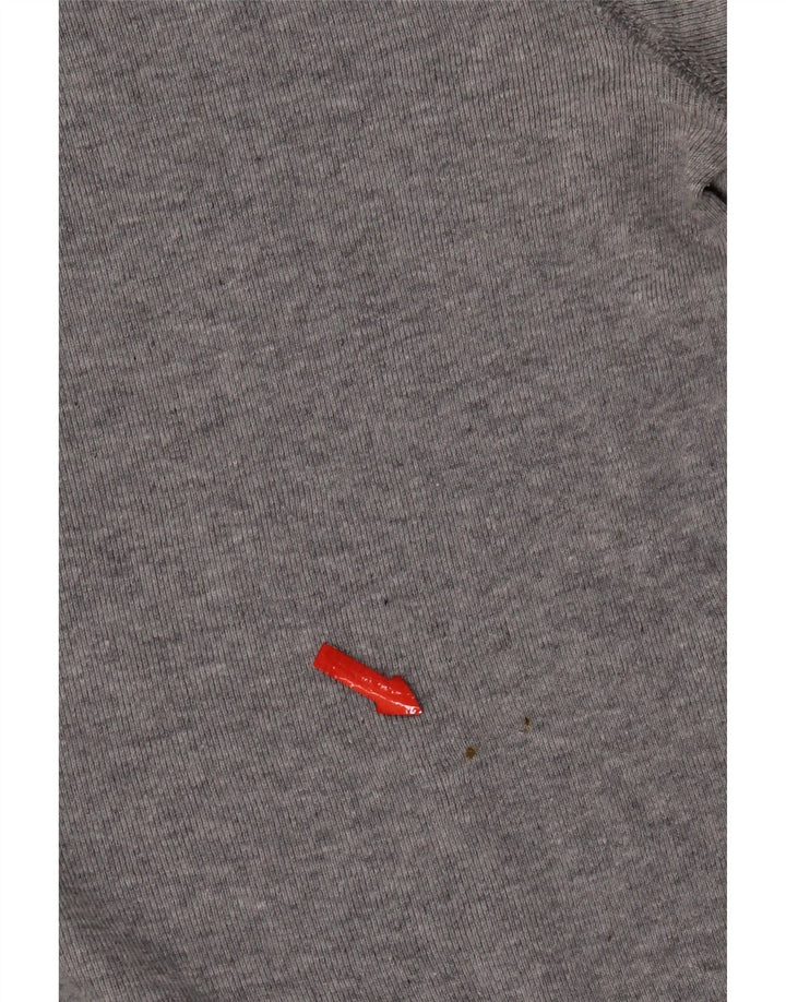 Levi's Uomo Top Manica Lunga Grande Cotone Grigio