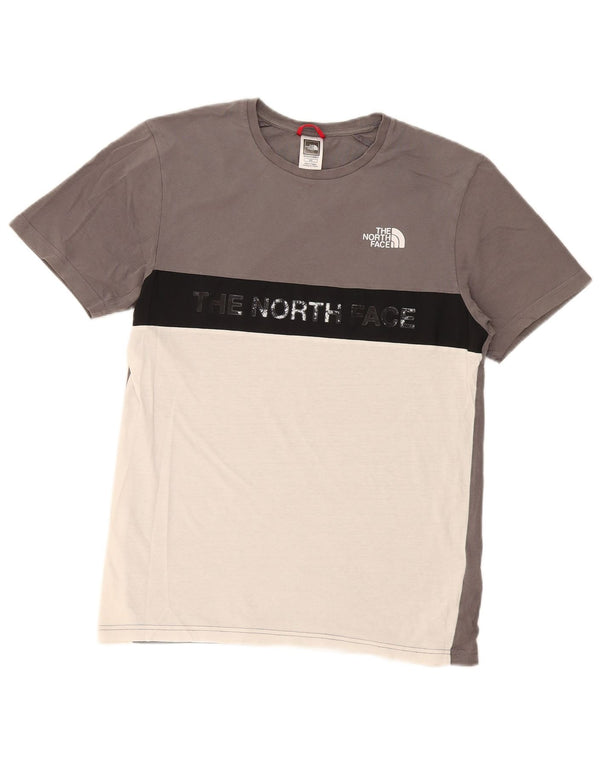 T-shirt grafica regolare da uomo The North Face Top Small Grey Colourblock