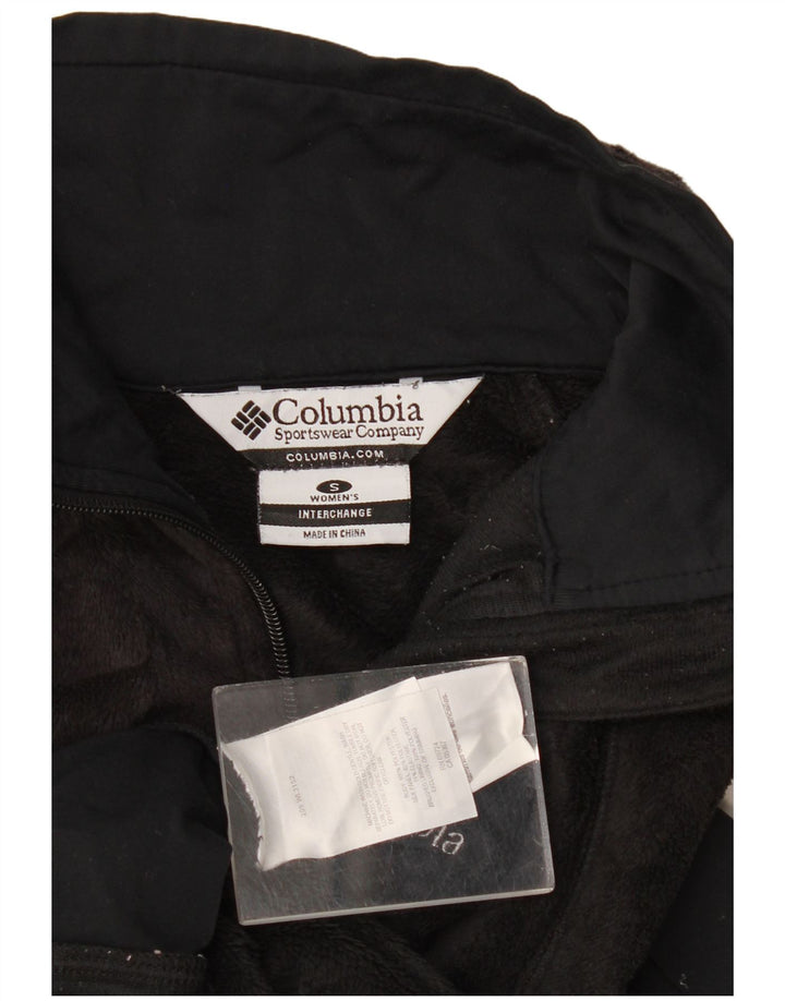 Giacca in pile Interchange da donna Columbia UK 10 Small Poliestere nero