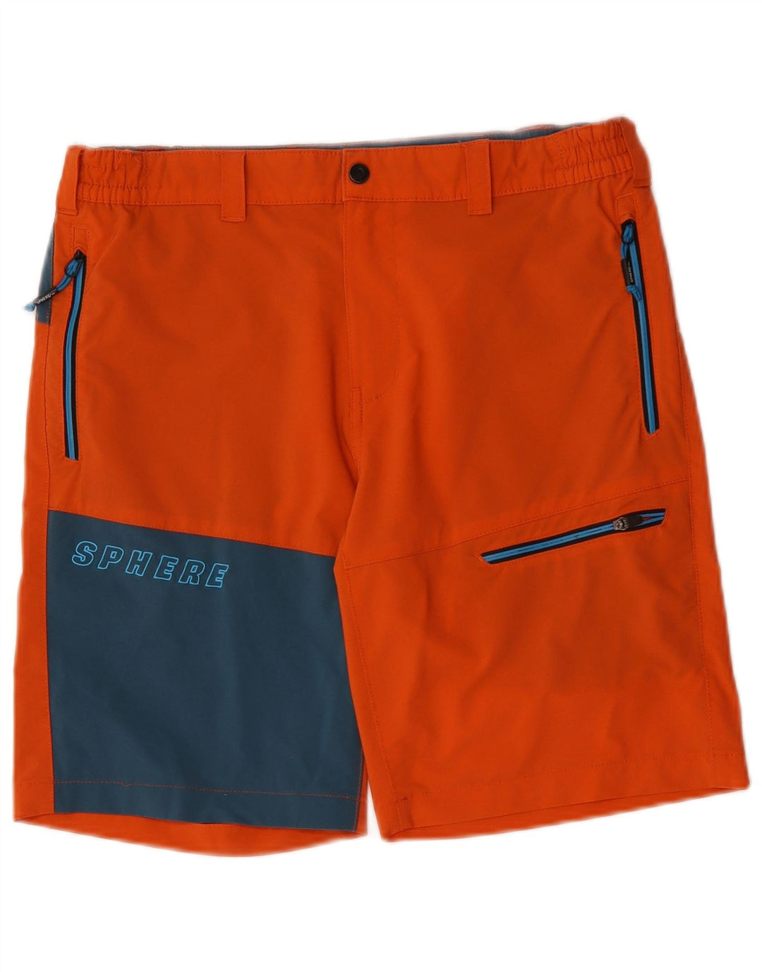 Pantaloncini cargo grafici da uomo Sphere Pro medi W34 color block arancione