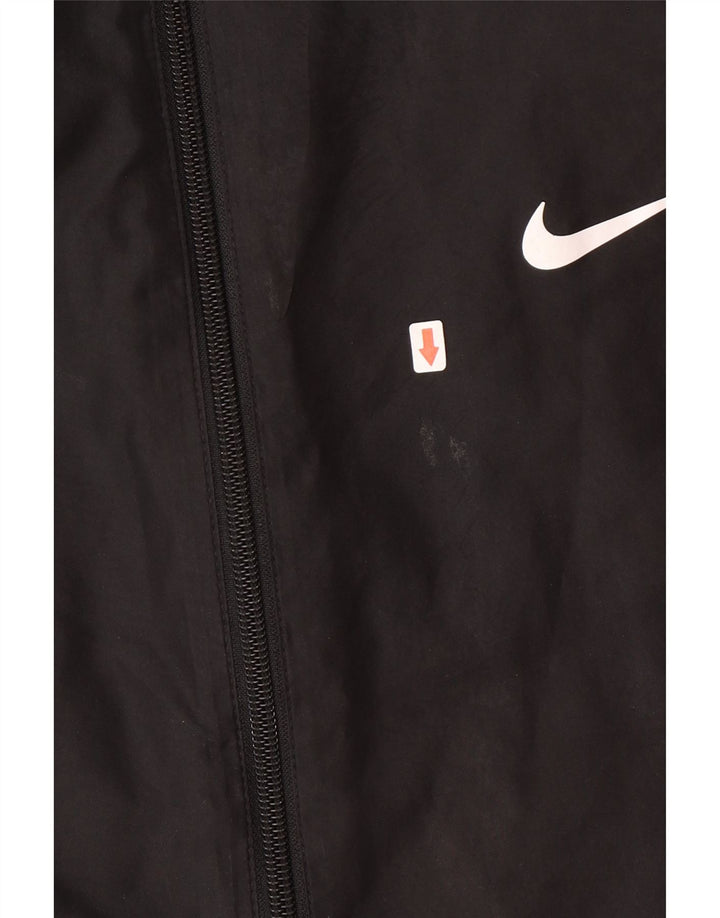 Giacca da tuta da uomo Nike XL in poliestere color block nero