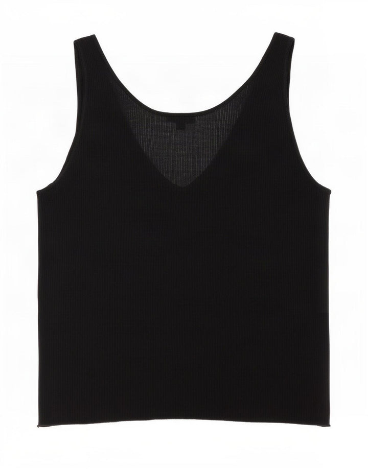 Canotta trasparente da donna Massimo Dutti UK 18 XL Nera