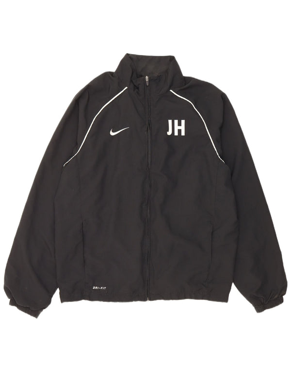 Giacca da tuta Nike Dri Fit da uomo, grande, in poliestere nero