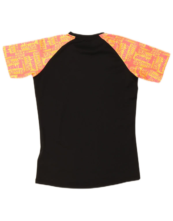 T-shirt grafica per ragazzi Umbro Top 11-12 anni Large Black Colourblock